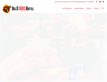 Tablet Screenshot of bigdbbqbattle.com